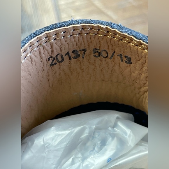 Go Tour Men's Genuine Hand-made Leather Driving Shoes sz 13 blue Punched NWOB - Picture 9 of 9